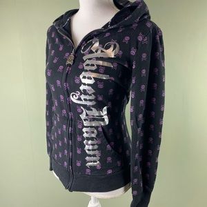 Abbey Dawn By Avril Lavigne Skull Hoodie Y2K